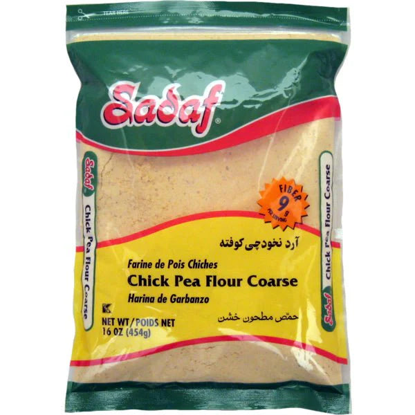 SADAF CHICK PEA FLOUR COARSE 12/16 OZ image 0