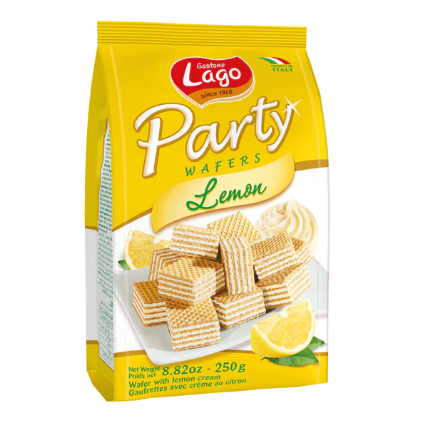 ELLEDI PARTY WAFERS LEMON 10/250 GR image 0