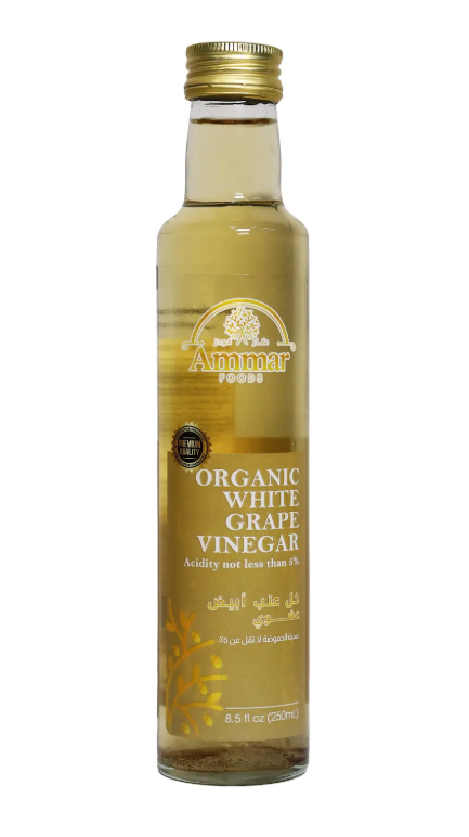 AMMAR ORGANIC WHITE GRAPE VINEGAR 12/250 ML image 0