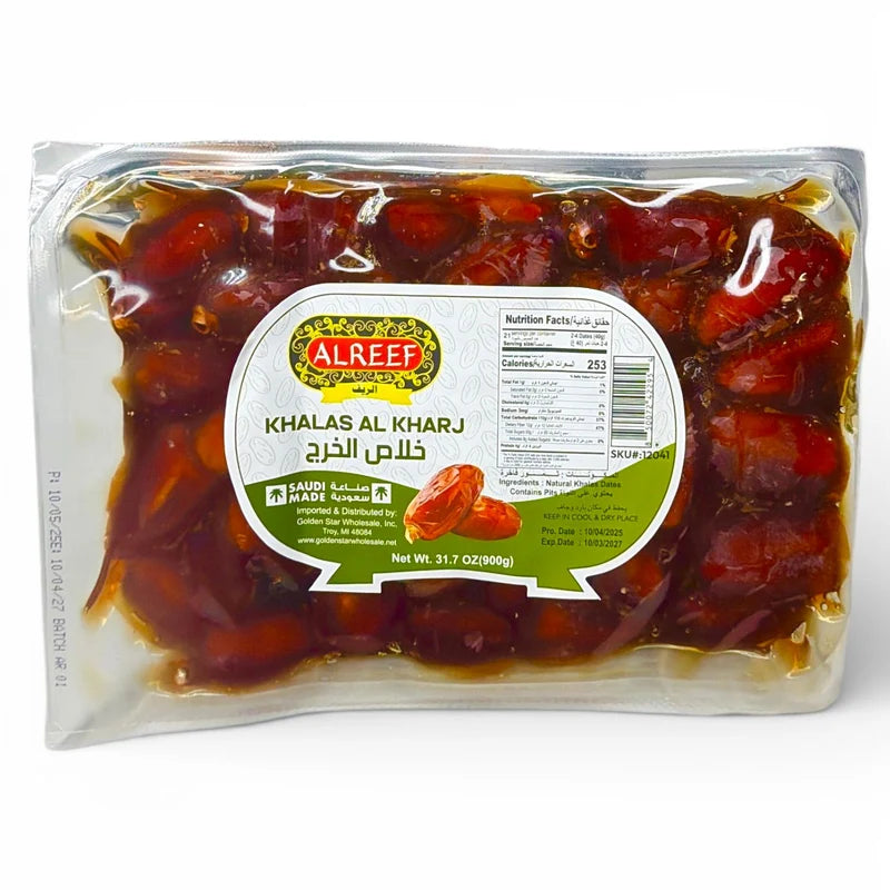 ALREEF KHALAS ALKHARJ DATES 8/900 GR