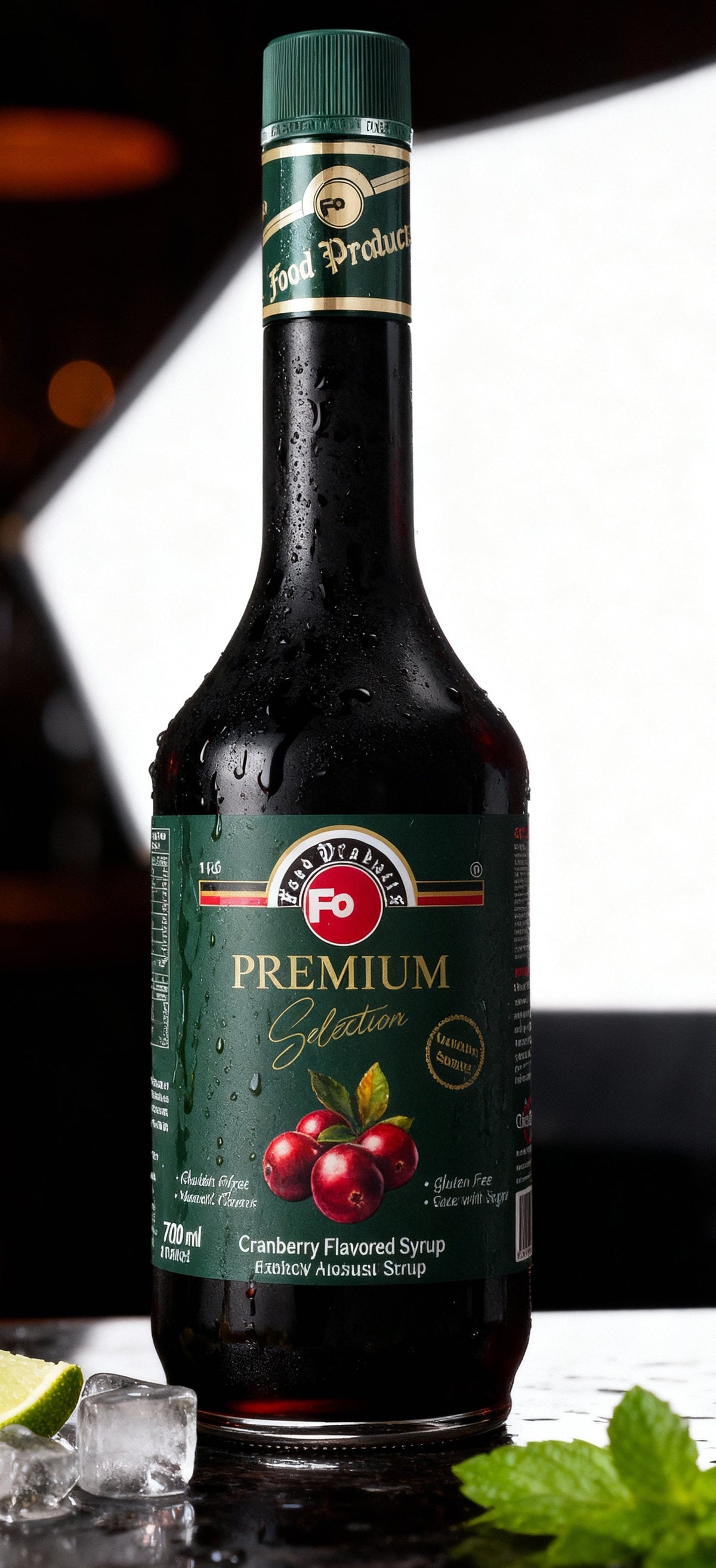FO CRANBERRY FRUIT SYRUP-PREMIUM 6/700 ML 13006013