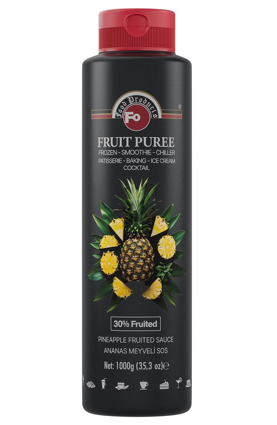 FO PINEAPPLE FRUITED SAUCE 6/1 KG 13000720