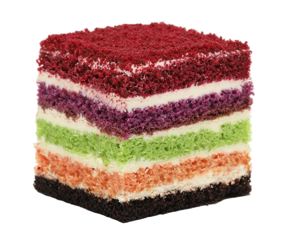 L'AMOUR RAINBOW VELVET MINI CAKE 12/5.8 OZ