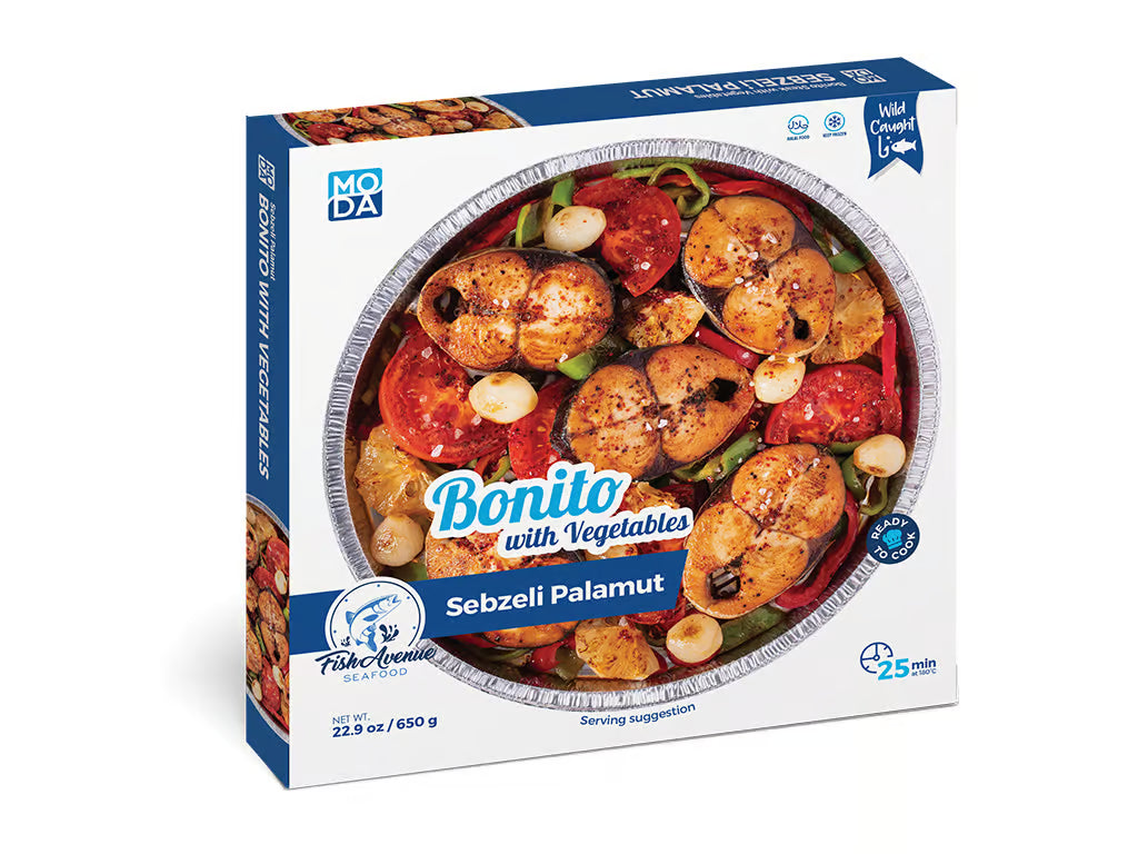 FISH AVENUE BONITO W/VEGETABLES SEBZELI PALAMUT 115/22.9 OZ image 0
