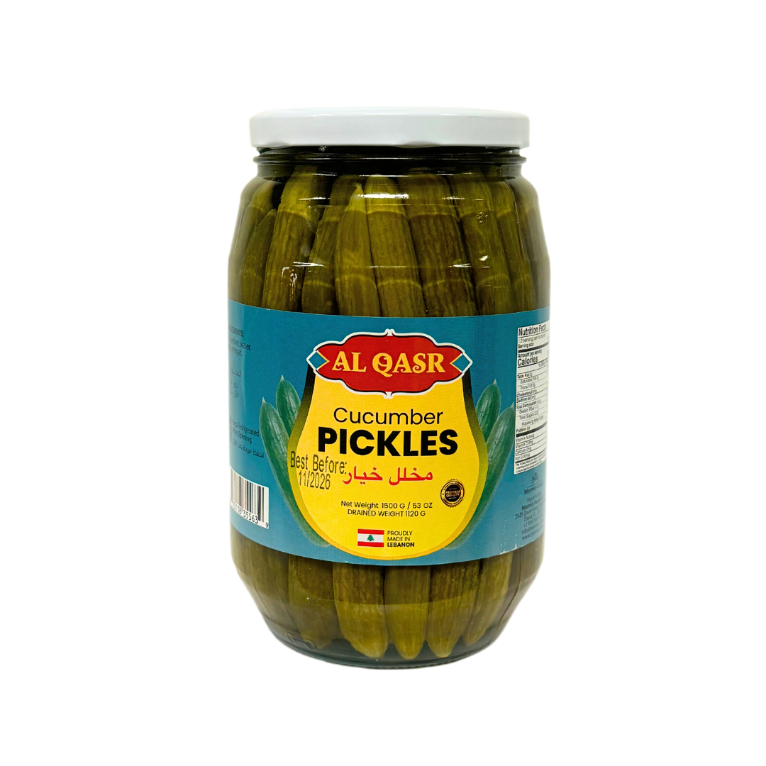 AL QASR CUCUMBER PICKLES 6/1500 GR image 0