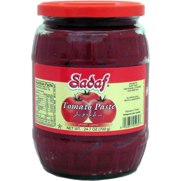 SADAF TOMATO PASTE JAR 12/700 G image 0