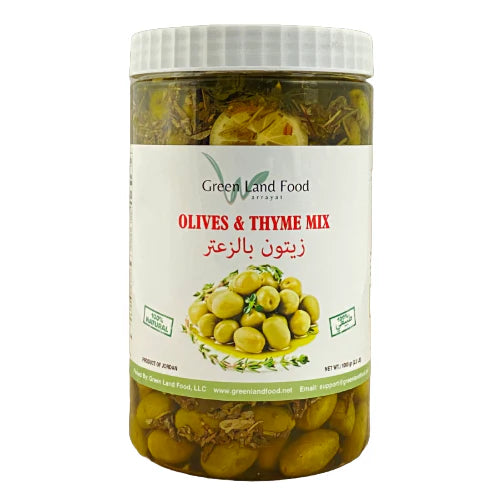 GREENLAND GREEN OLIVES THYME & ROSEMARY 9/1 KG image 0