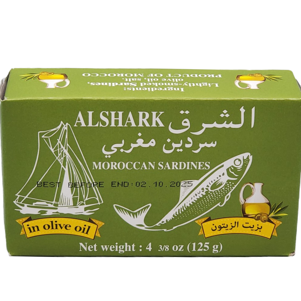 AL SHARK SARDINES IN OLIVE OIL 100/125 GR image 0