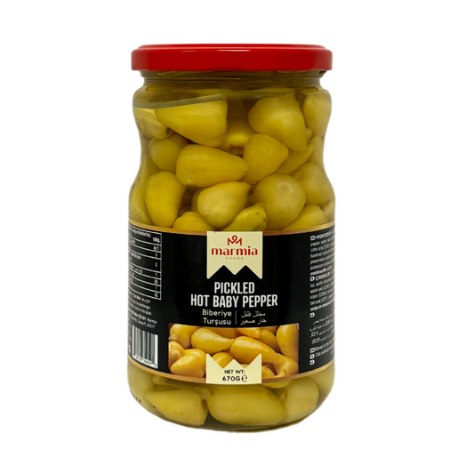 MARMIA PICKLED HOT BABY PEPPER 12/670 GR image 0