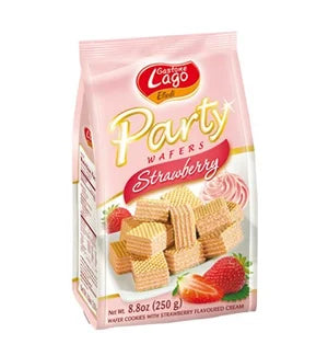 ELLEDI PARTY WAFERS STRAWBERRY 10/250 GR image 0