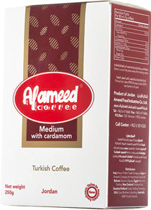 AL AMEED COFFEE MED. W/CARDAMOM 20/0.5LB image 0
