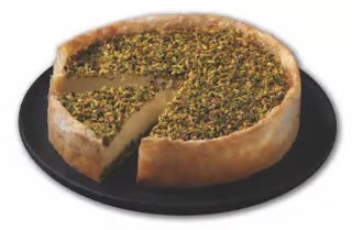 MODA PHYLLO PISTACHIO BAKLAVA CAKE  PRE-SLICED 6 CAKES/12 SLICES image 0