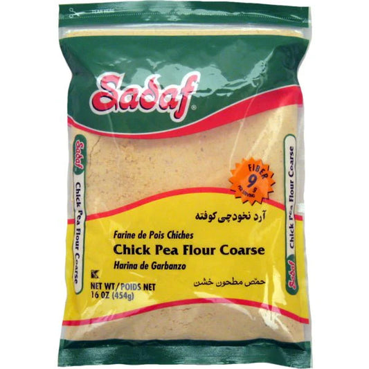 SADAF CHICK PEA FLOUR COARSE 12/16 OZ image 0