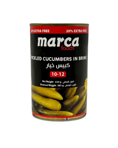 MARCA PICKLED CUCUMBER 10-12 12/650 GR image 0