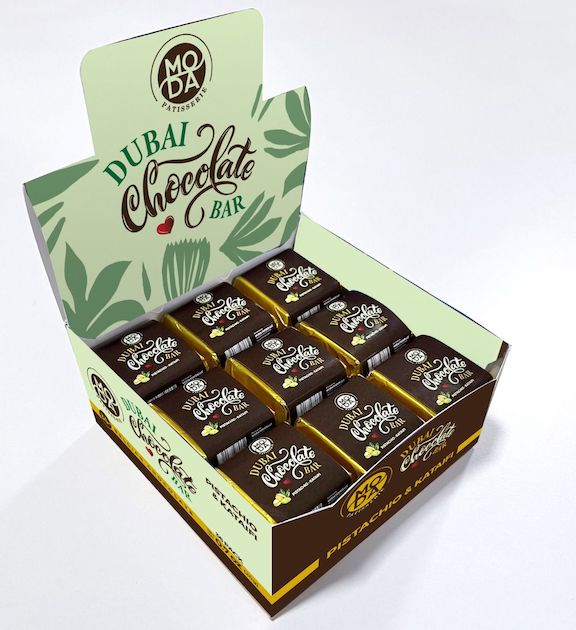 MODA DUBAI CHOCOLATE W/PISTACHIO AND KATAIFI 36/20 GR
