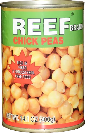REEF CHICKPEAS IN CAN 12/400 GR image 0
