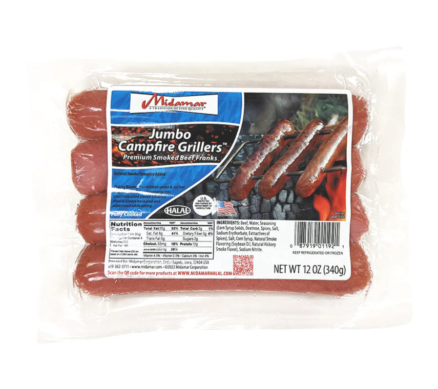 MIDAMAR HALAL CAMPFIRE GRILLER 12/12 OZ image 0