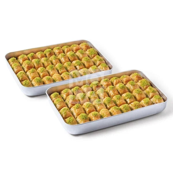 MODA BAKLAVA W/ DOUBLE PISTACHIO 72 PCS/ 6 LBS TRAY image 0