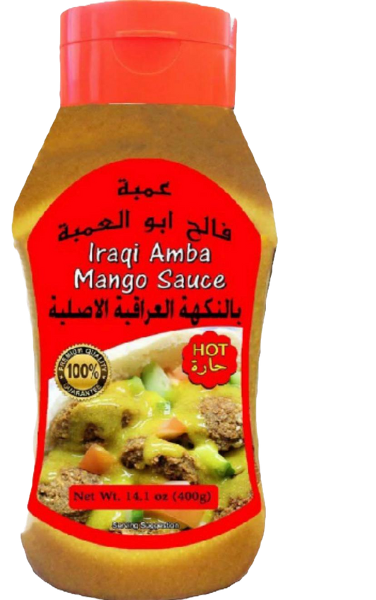 FALIH ABU AMBA MANGO SAUCE HOT 24/400 GR image 0