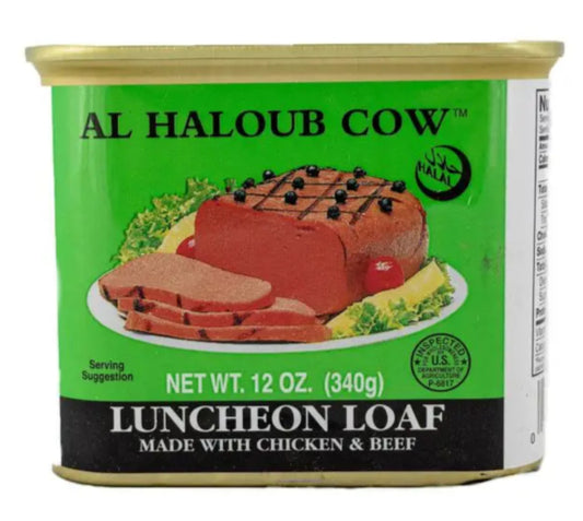 AL HALOUB HALAL BEEF & CHICKEN LUNCHEON 24/12 OZ image 0