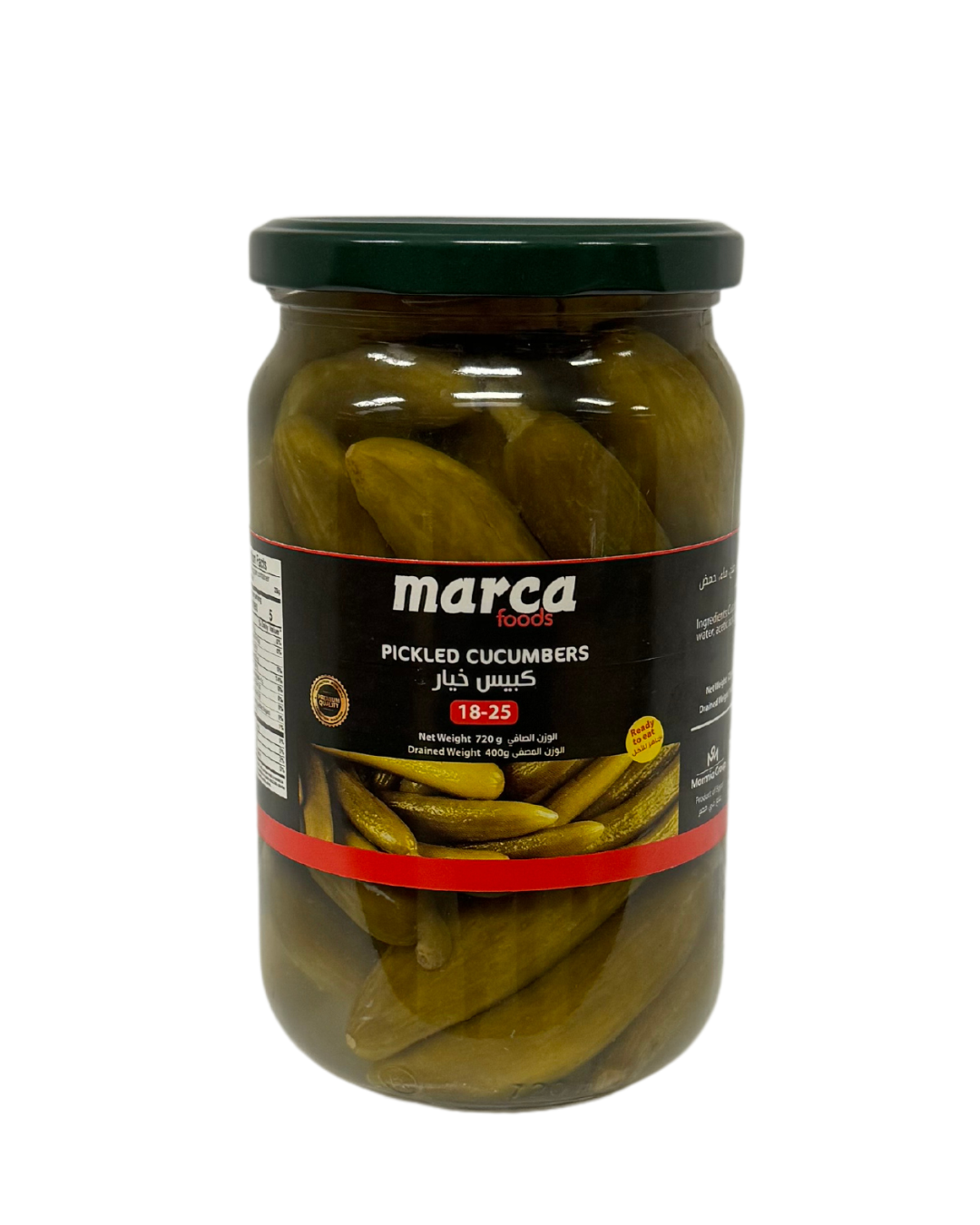 MARCA PICKLED CUCUMBER 18-25 12/720 GR image 0