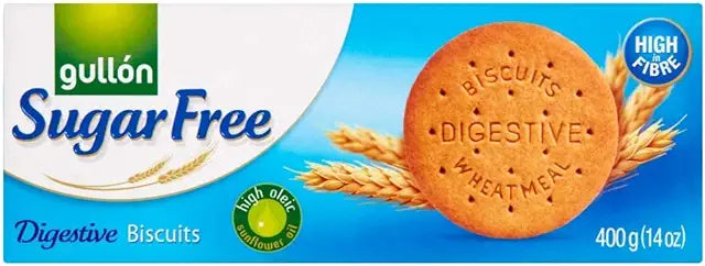 GULLON SF DIGESTIVE COOKIES 15/14.1OZ (400GR) image 0