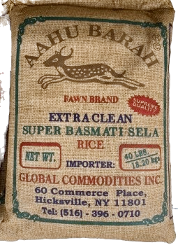 AAHU BARAH BASMATI RICE 40 LBS image 0