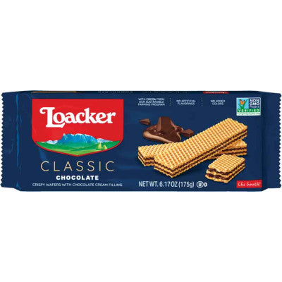 LOACKER CLASSIC WAFERS CHOCOLATE 18/175 GR image 0