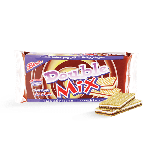 BIMO WAFERS DOUBLE MIX CHOCO 20/200 GR