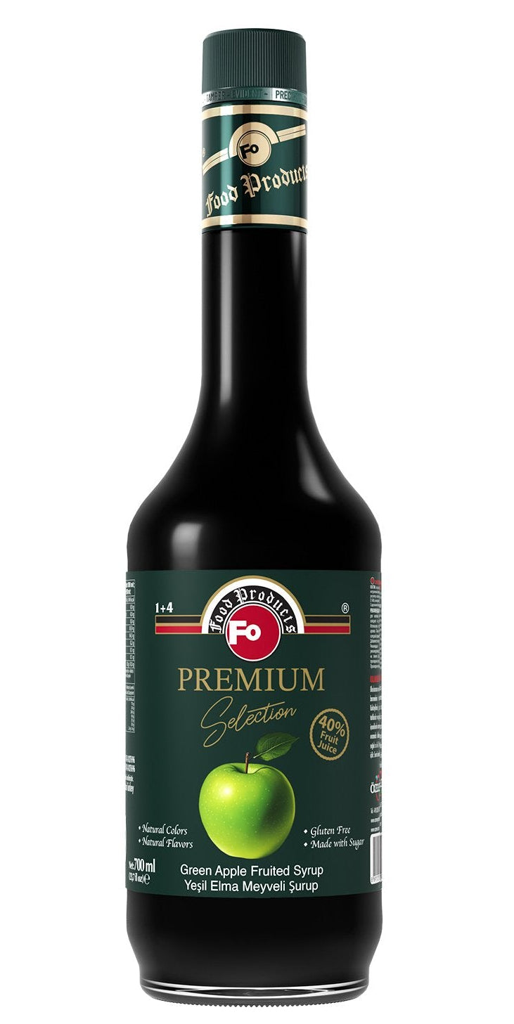 FO GREEN APPLE FRUIT SYRUP-PREMIUM 6/700 ML 13006108