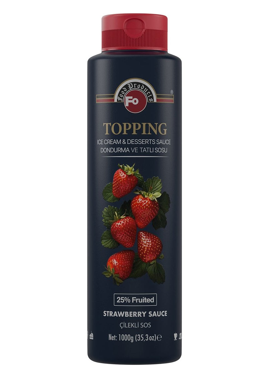 FO TOPPING SAUCE STRAWBERRY 6/1 KG 13000766