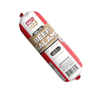 MODA BEEF SALAMI 12/16 OZ
