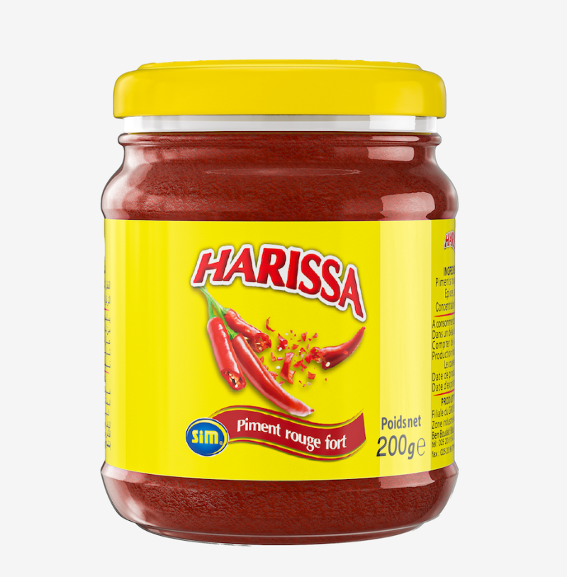 SIM HARISSA GLASS 12/200 GR