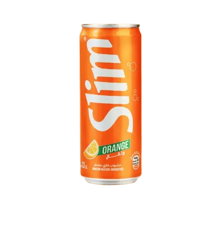 SLIM ORANGE CANS 6/240 ML
