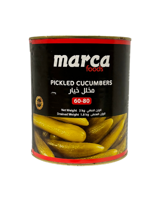 MARCA PICKLED CUCUMBERS 60-80 6/3000 GR image 0
