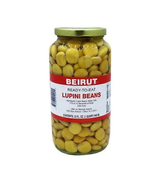 LUPINI BEANS IN JAR (JUMBO) 12/32 OZ image 0