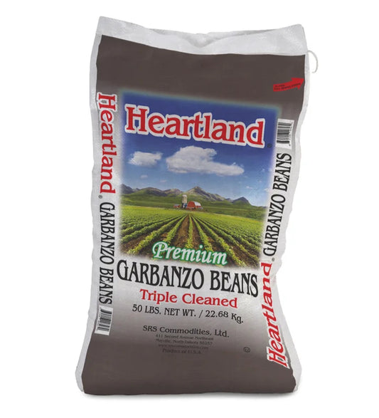 HEARTLAND CHICKPEAS 9 MM 50 LB image 0