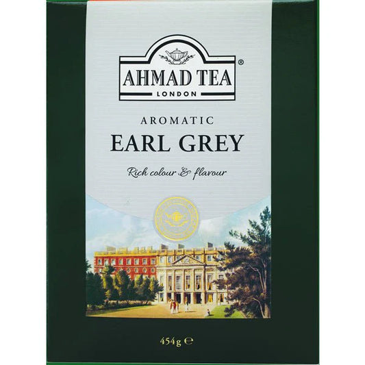 AHMAD AROMATIC EARL GREY TEA BOX 24/454 GR. (1952) image 0