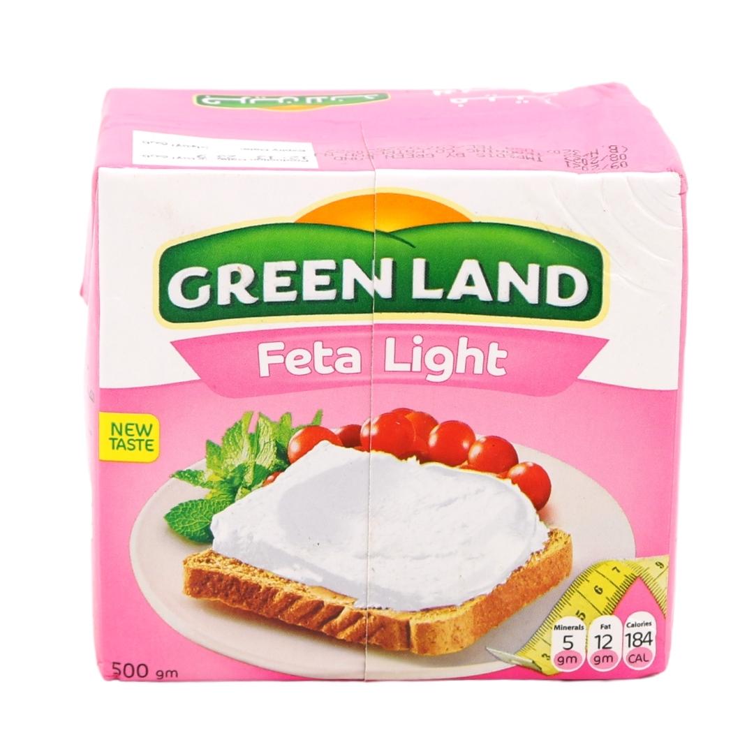 GREEN LAND FETA LIGHT CHEESE 24/500 GR image 0