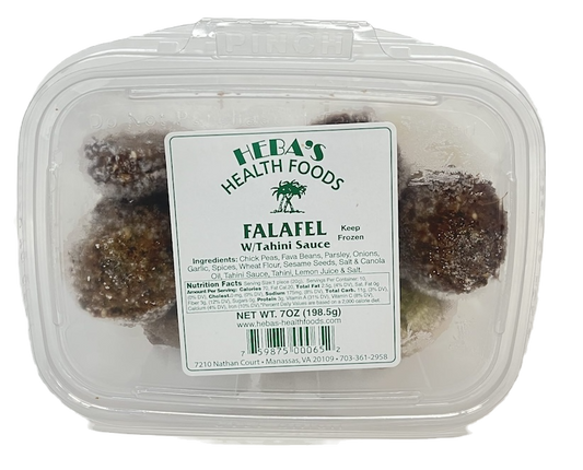 HEBA'S FROZEN FALAFEL W/TAHINI 20/12 PCS image 0