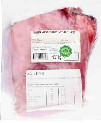 HALAL RABBIT PER LB image 0