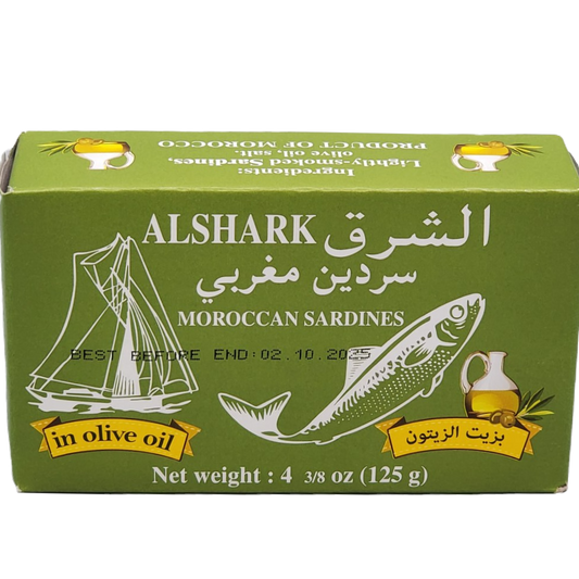 AL SHARK SARDINES IN OLIVE OIL 100/125 GR image 0